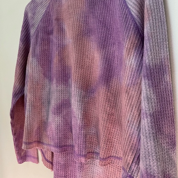 Tie-Dye Waffle Knit Pullover Layer, Sweater, Long Sleeve, EUC Wild Fable - Picture 3 of 8